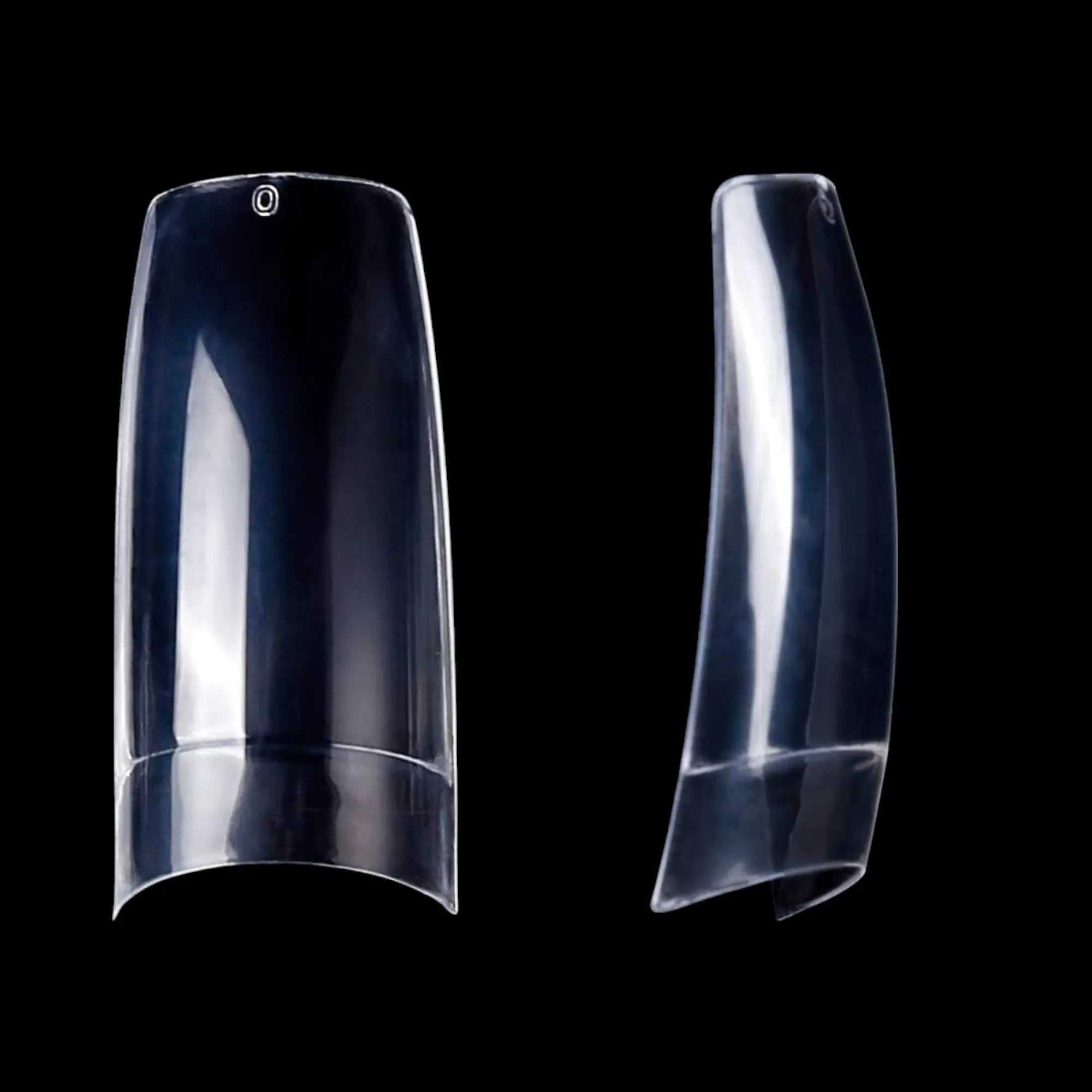 100 Capsules Coffin Petite Encoche Transparent – 10 Tailles – Demi OCIBEL