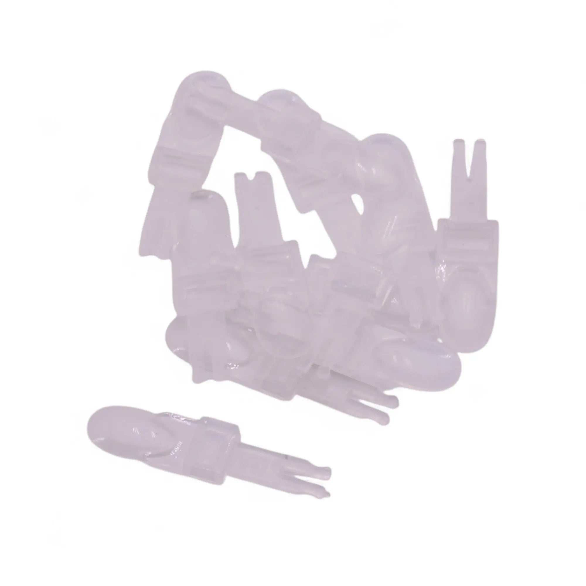 12 Capsules Transparentes de Remplacement Clipsable pour Nuancier OCIBEL