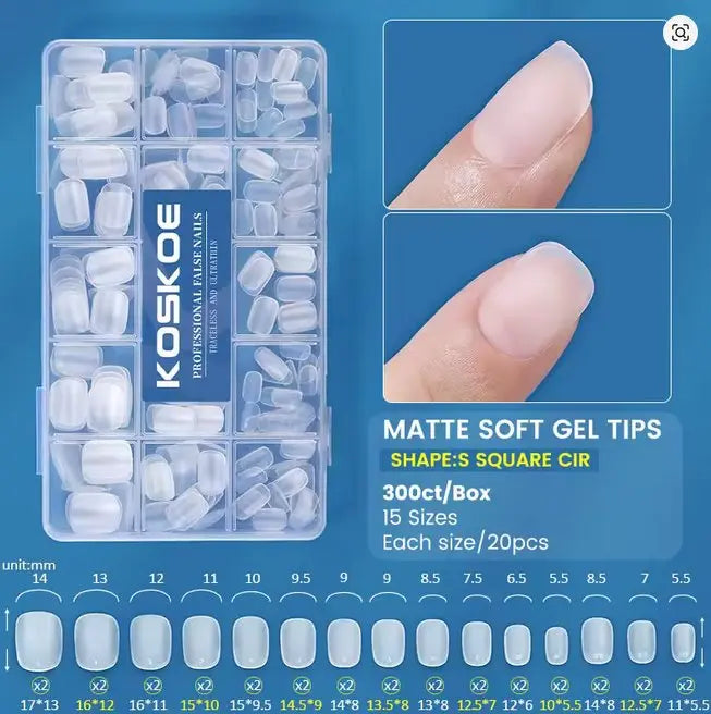 Boite de 300 Capsules Full Ovale XS en Plastique ABS Transparente Mat OCIBEL