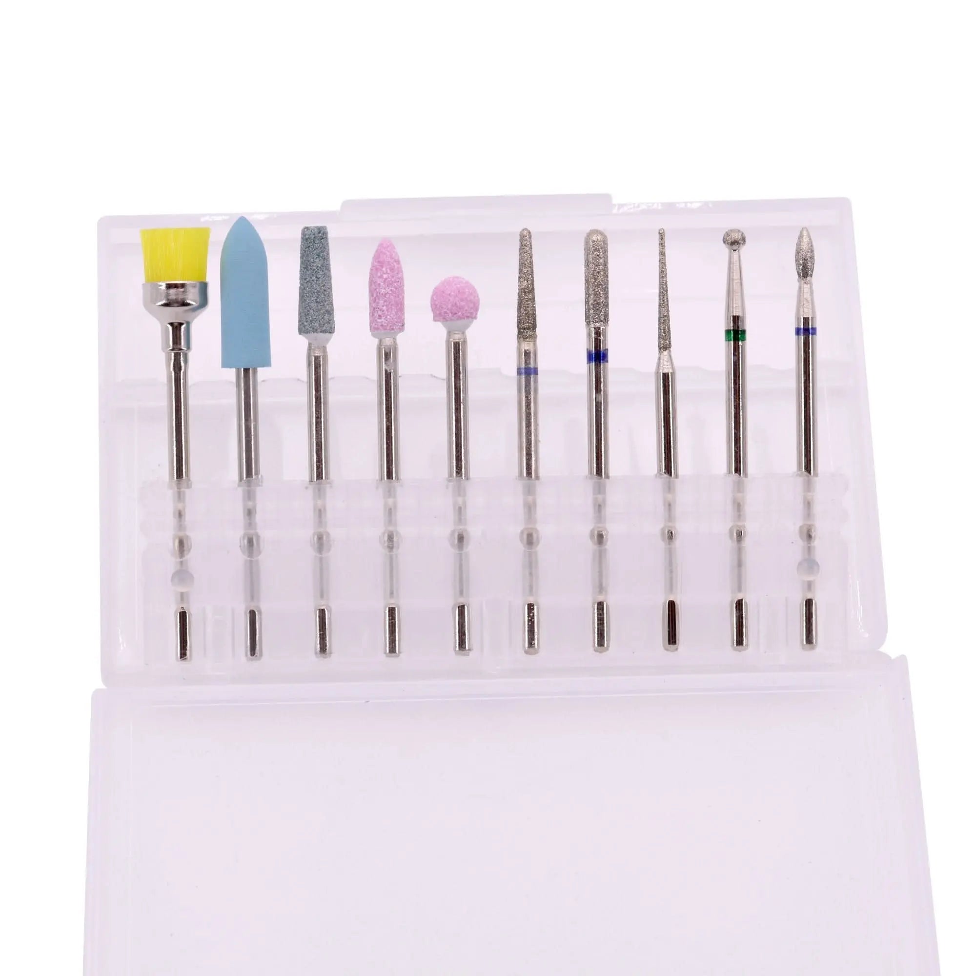 Coffret 10 Embouts de ponceuse Manucure Russe OCIBEL