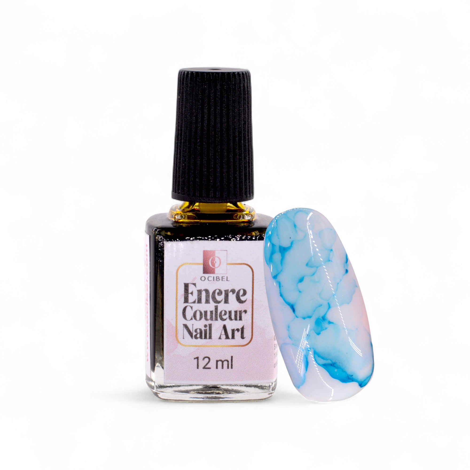 Encres Nail Art – Effets Marbrés & Créations Abstraites – Bleu 12 ml OCIBEL
