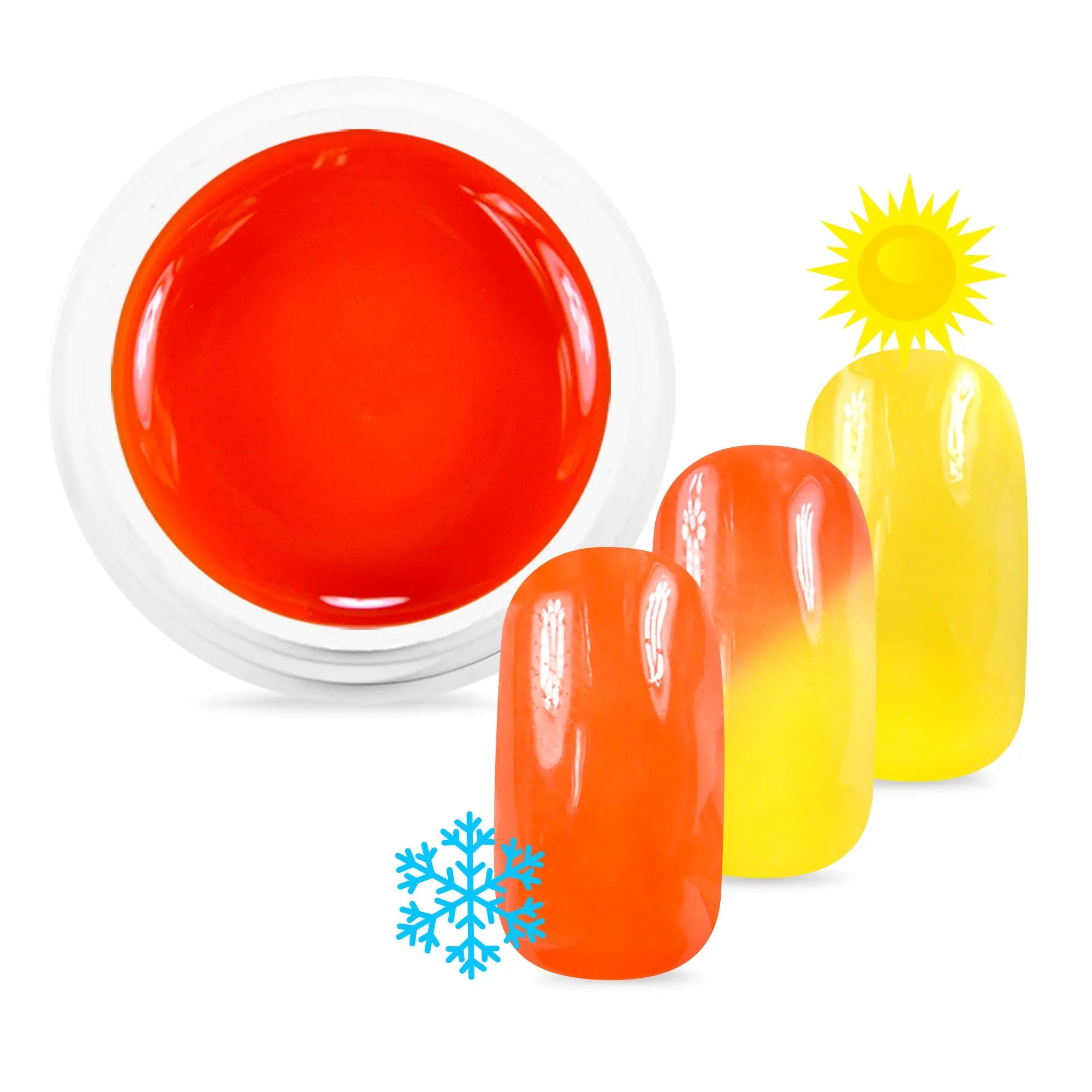 Gel Color Pro 5ml 2564 - Thermo Orange / Jaune OCIBEL