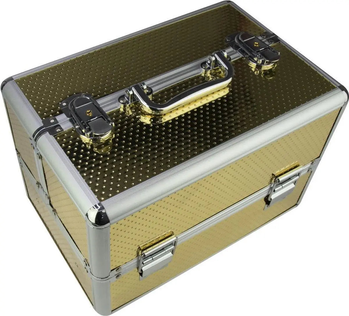 Mallette de Rangement Jaune Diamant M - Manucure et Maquillage 30 x OCIBEL