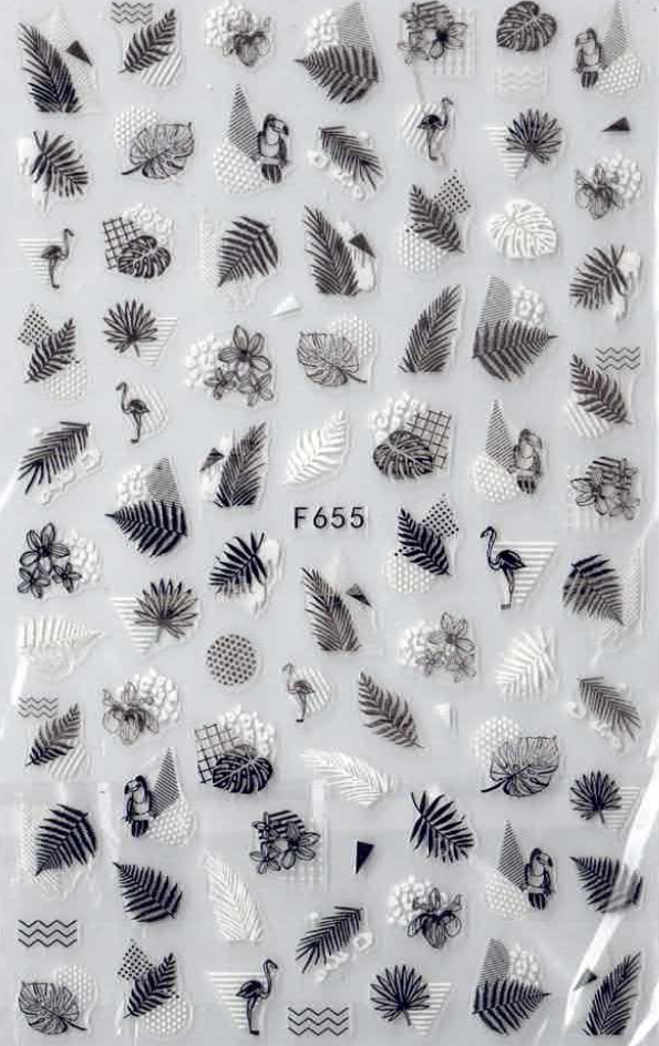 Planche Stickers Autocollant Plante OCIBEL