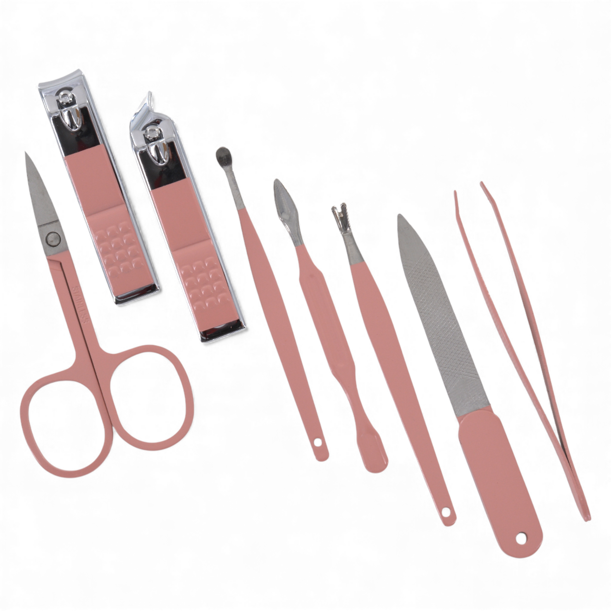 Set manucure rose élégant – 8 pièces essentielles OCIBEL
