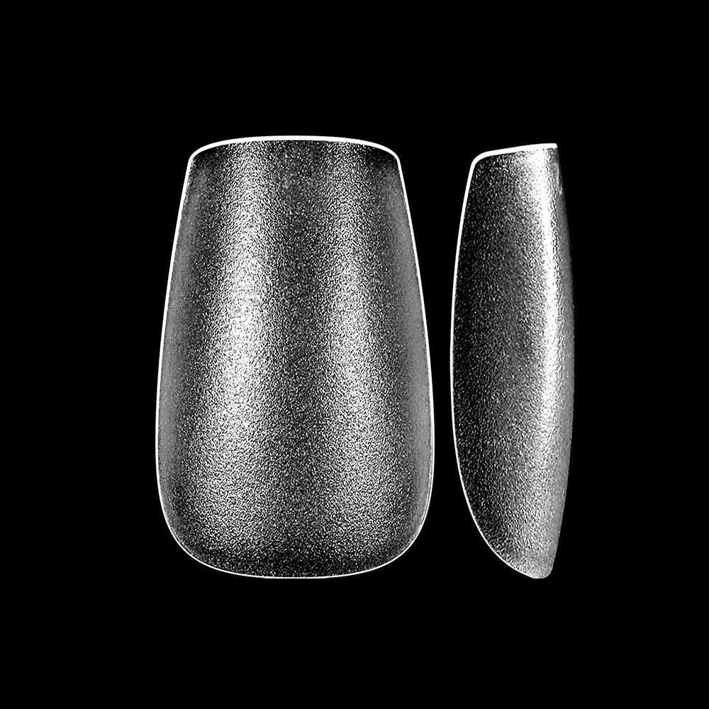 Soft Gel Nail Tips 510 Capsules Pose Américaine Full-Mat Transparente 15 tailles - Short Coffin OCIBEL