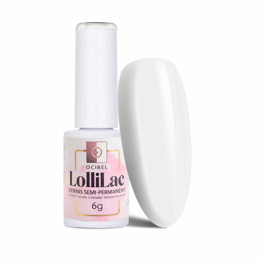Vernis Semi Permanent UV / LED - Pure White 6g OCIBEL