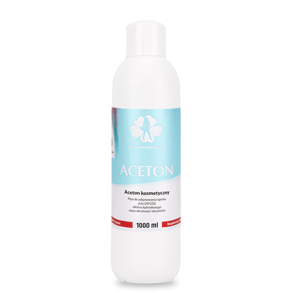 Dissolvant Acétone Parfumée 1000 ml – Retrait Capsules, Acrygel, Gel UV & Vernis Semi-Permanent