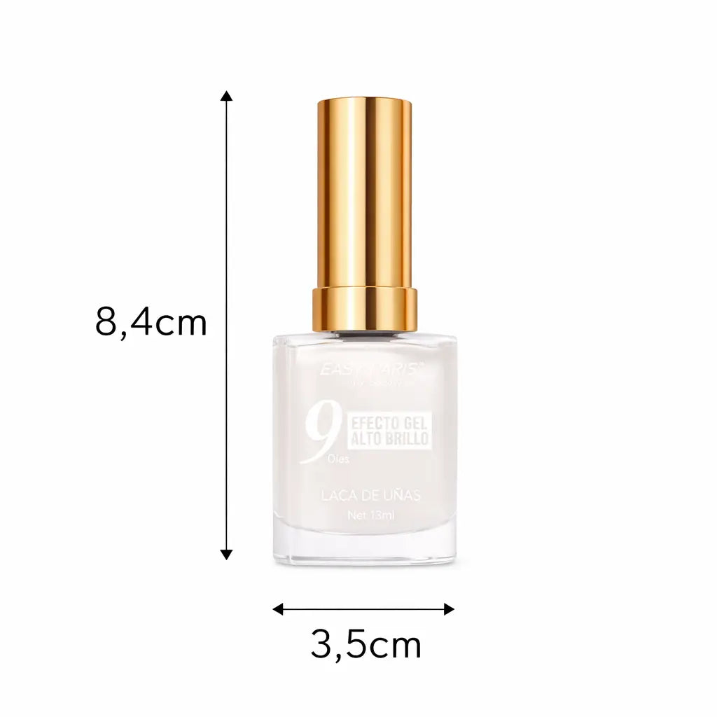 Lot de 6 Vernis à Ongles Nacrés Rose Nacré – Effet Brillant, Couleur Naturelle Tendance, Séchage à l’Air, Tenue jusqu’à 9 Jours, 13ml