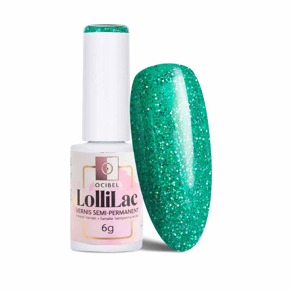 Vernis Semi Permanent UV / LED - Green Party 6g OCIBEL