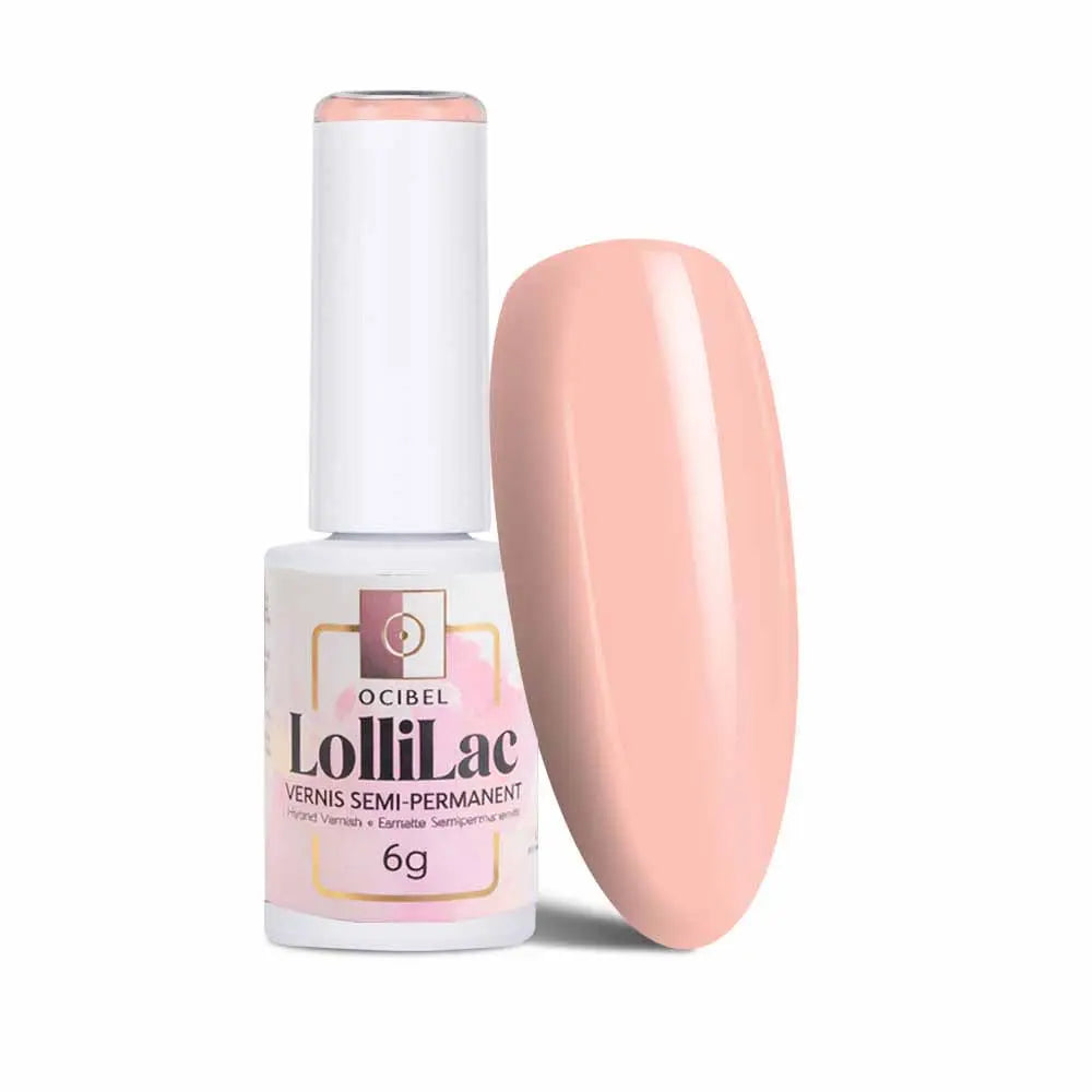 Vernis Semi Permanent UV / LED - Nudes Peach Veil 6g OCIBEL